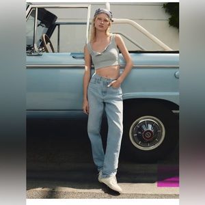 Madewell straight leg baggy jeans